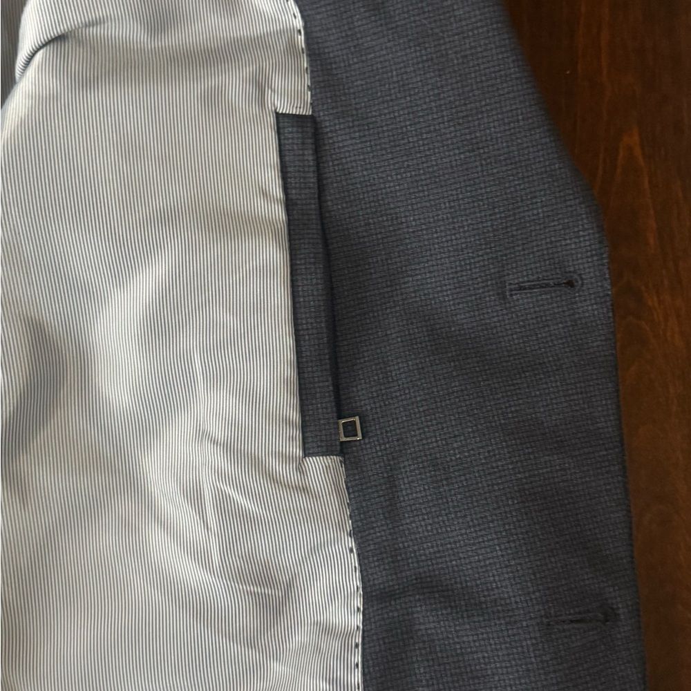 Michael Kors Navy Blazer Mens 40R Sport Coat Business Casual Jacket - Picture 5 of 8